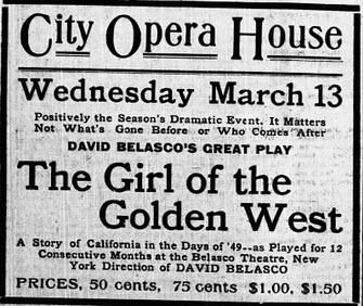 City Opera House - MARCH 9 1907 PORT HURON